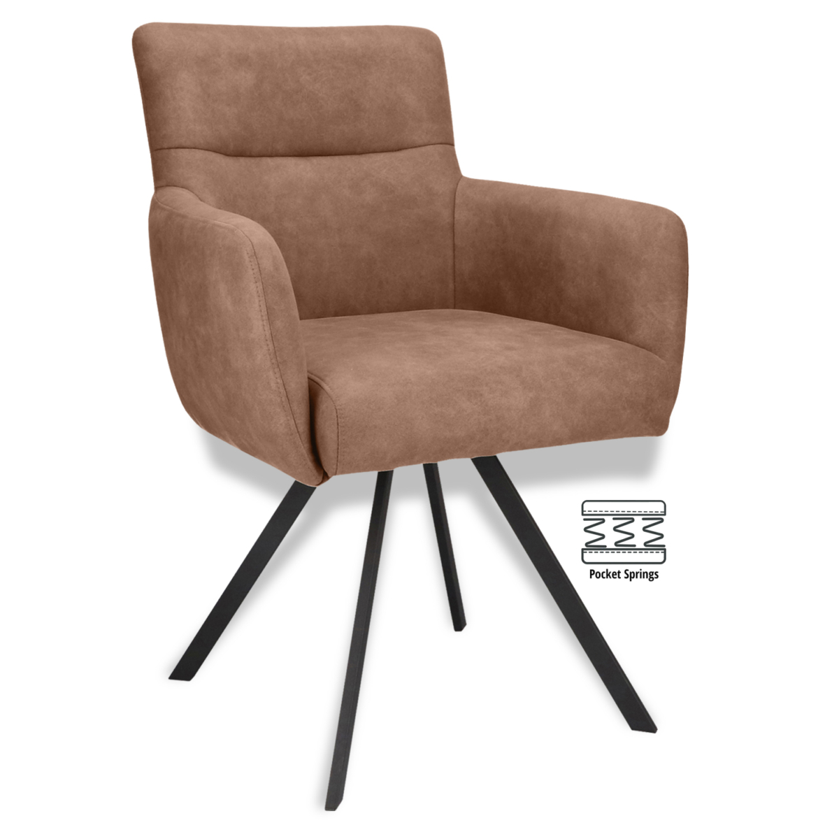 Horeca-Fauteuil-Kate-Vintage-Microvezel-Mocca Horeca-Fauteuil-Kate-Vintage-Microvezel-Mocca