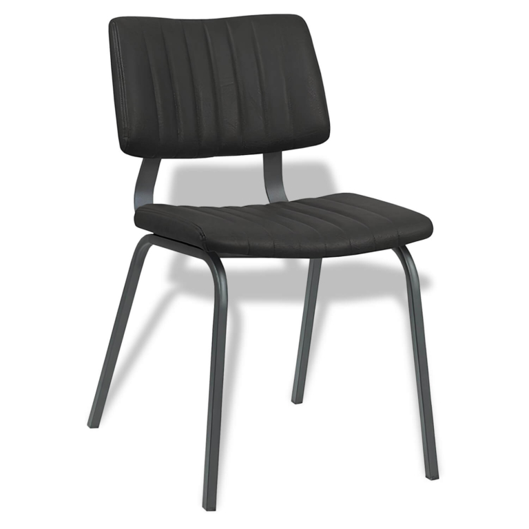 Horeca-Stoel-Gusto-PU-Zwart