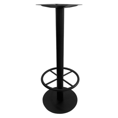 Horeca-Statafelonderstel-Rond-Staal-43-Cm-Hoogte-108-Cm-Zwart-B-320H-F