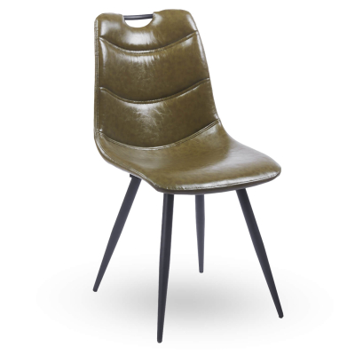 Horeca-Stoel-MARRAKESH-Olijf-Kunstleer