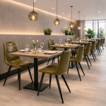 Horeca-Stoel-MARRAKESH-olijf-Kunstleer