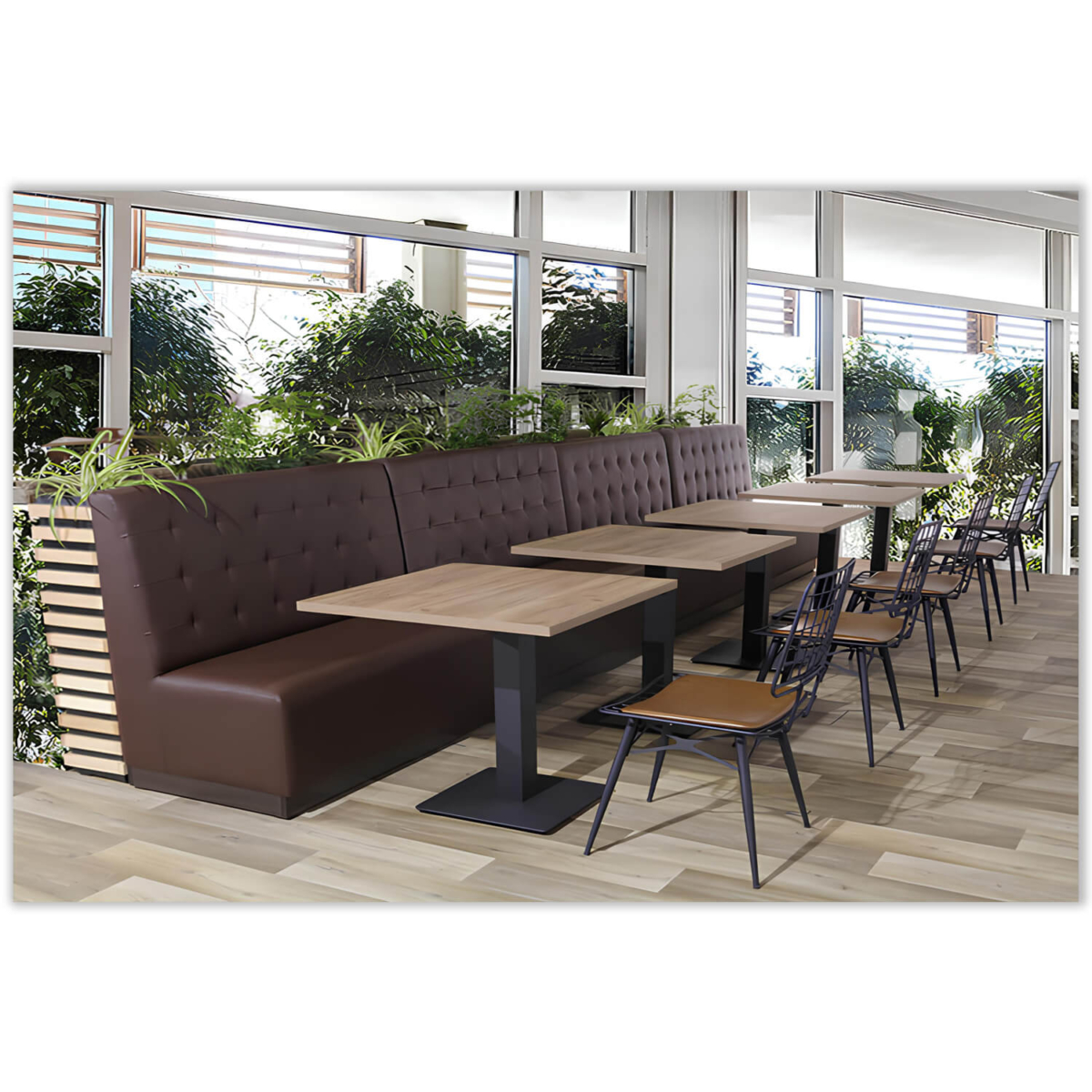 Horeca Eetbank - Eco Luna - Kunstleer - Afbeelding 11