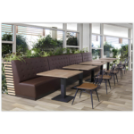 Horeca-Eetbank-Luna-120-cm-Kunstleer-Bruin-Model-5