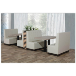 Horeca-Eetbank-Luna-120-cm-Kunstleer-Taupe-Model-1