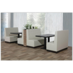 Horeca-Eetbank-Luna-120-cm-Kunstleer-Taupe-Model-2