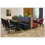 Horeca-Eetbank-Luna-120-cm-Kunstleer-Zwart-Model-5