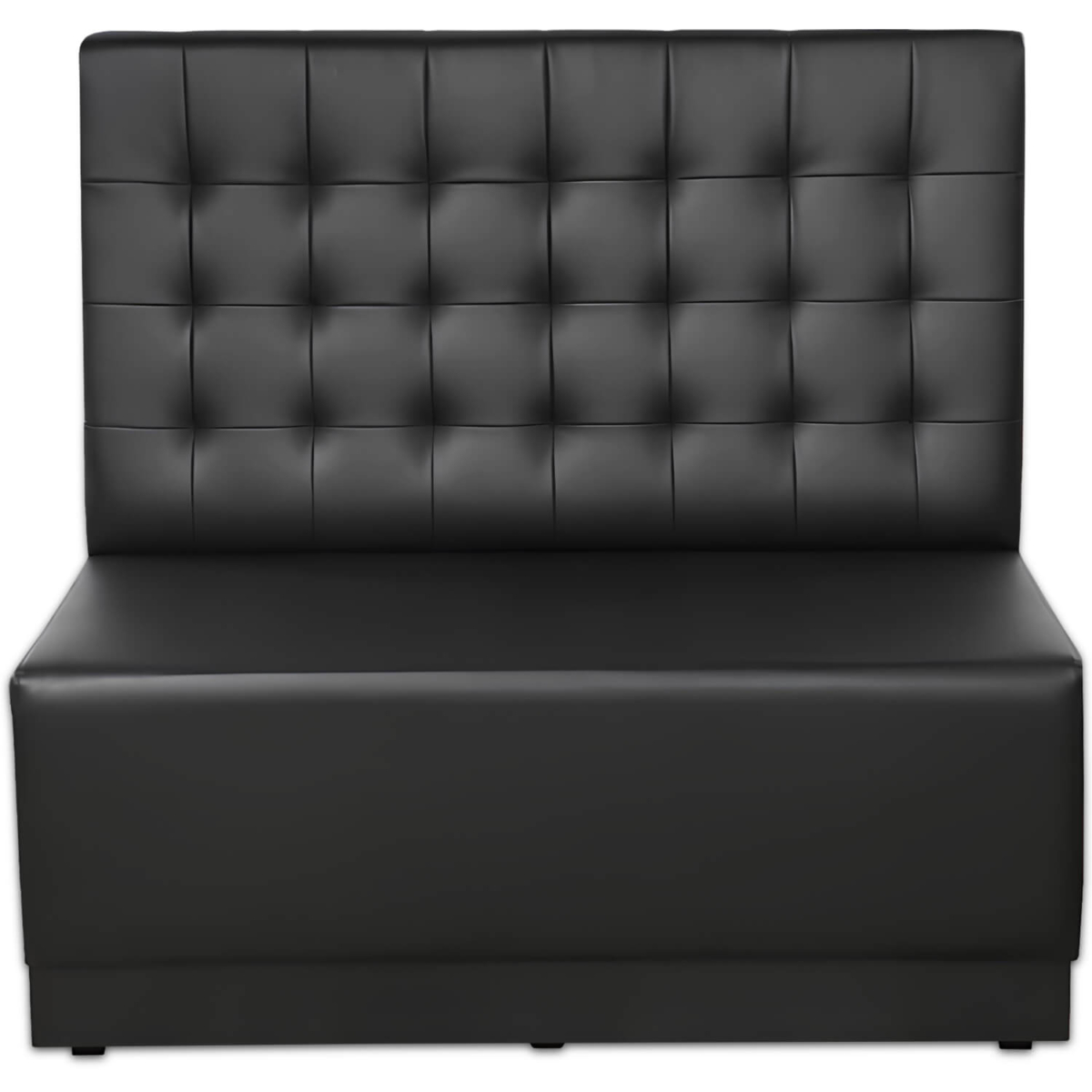 Horeca-Eetbank-Luna-120-cm-Kunstleer-Zwart-V