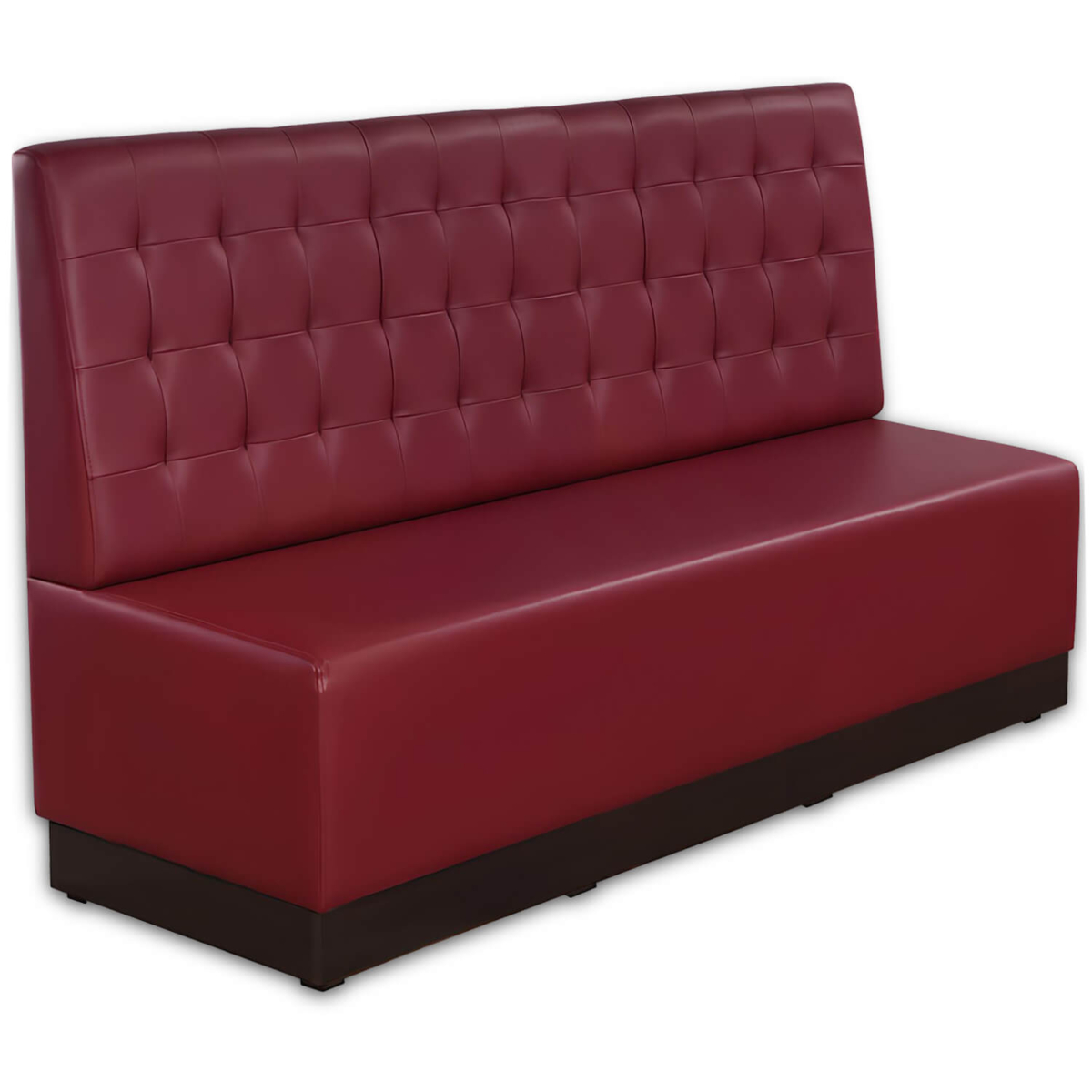 Horeca-Eetbank-Luna-180-cm-Kunstleer-Bordeaux