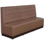 Horeca-Eetbank-Luna-200-cm-Kunstleer-Taupe