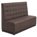 Horeca-Eetbank-NAPOLI-Bruin-Microvezel-120