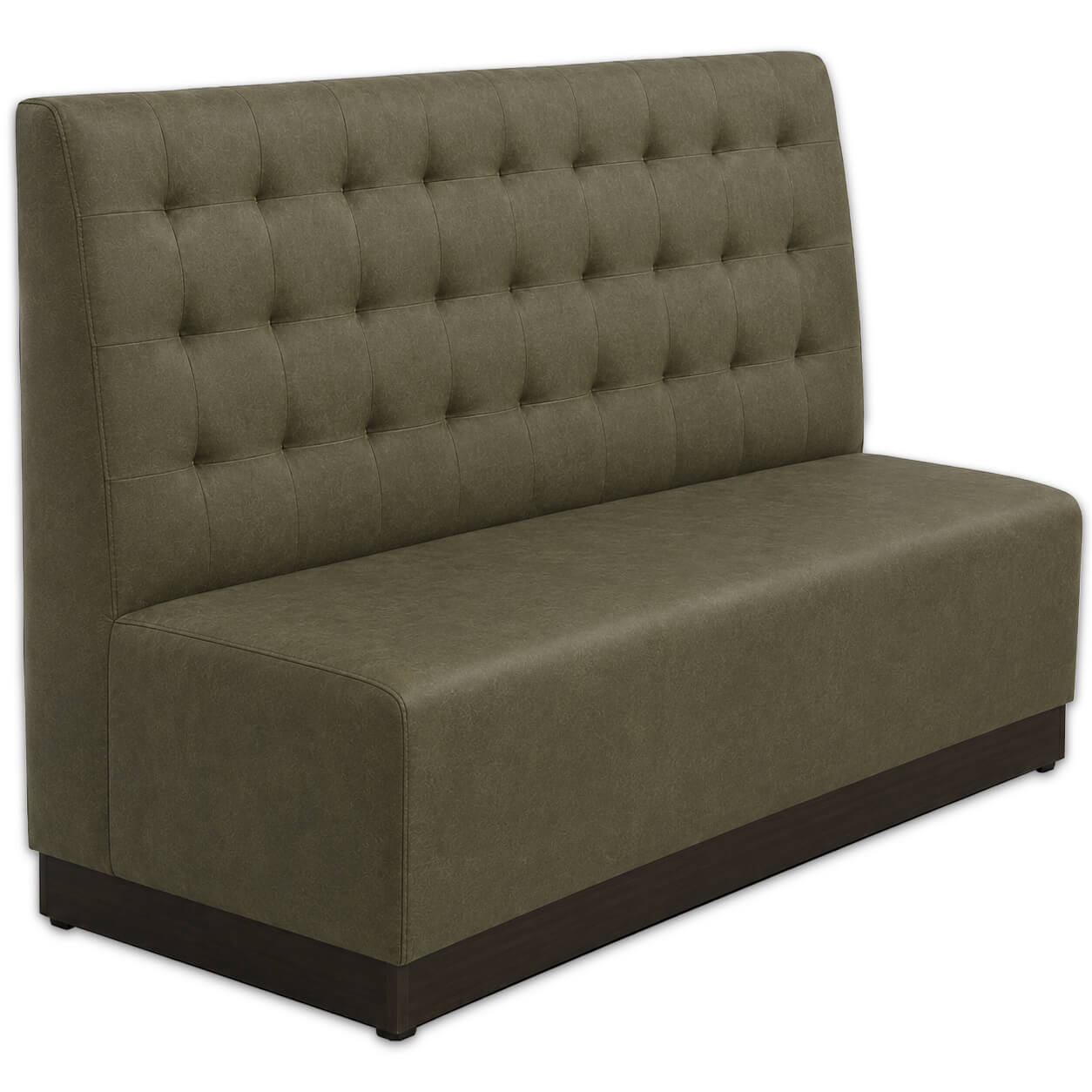 Horeca-Eetbank-NAPOLI-Olijf-Vintage-Microvezel-150