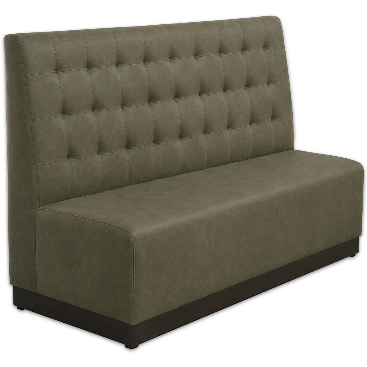 Horeca-Eetbank-NAPOLI-Olijf-Vintage-Microvezel-160