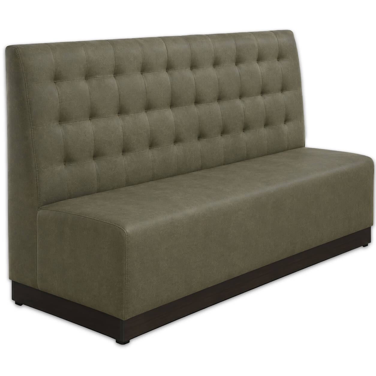 Horeca-Eetbank-NAPOLI-Olijf-Vintage-Microvezel-180