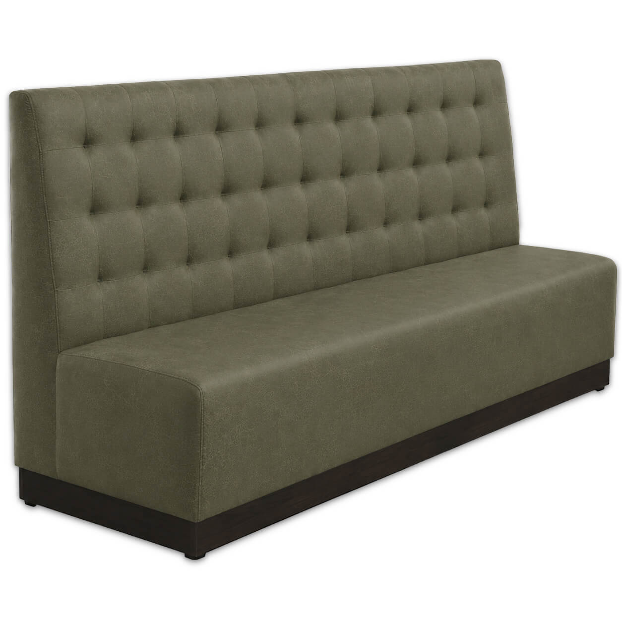 Horeca-Eetbank-NAPOLI-Olijf-Vintage-Microvezel-200