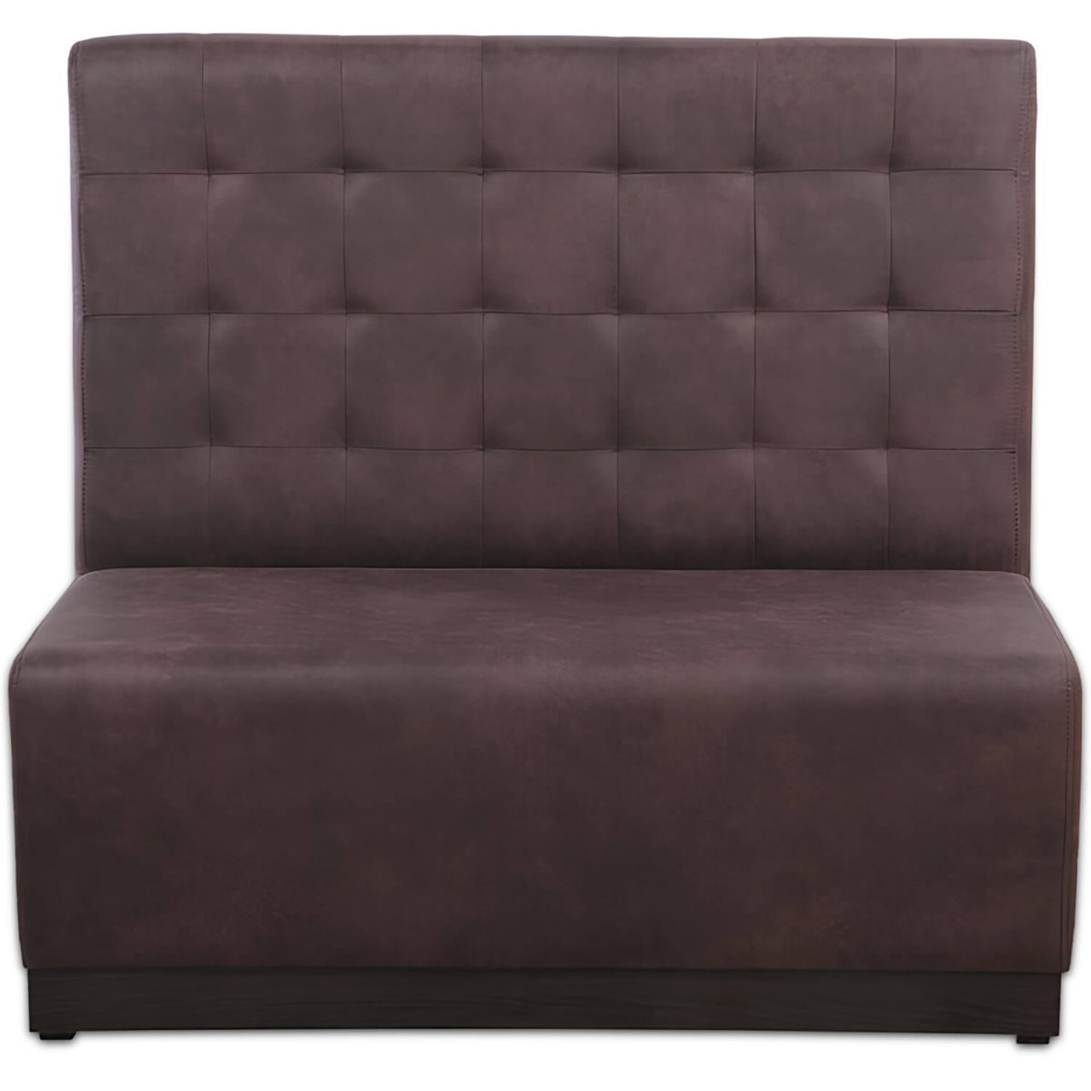 Horeca-Eetbank-Napoli-120-cm-Vintage-Microvezel-Bruin-V