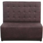 Horeca-Eetbank-Napoli-120-cm-Vintage-Microvezel-Bruin-V