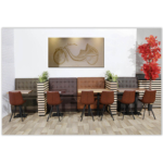 Horeca-Eetbank-Napoli-120-cm-Vintage-Microvezel-Cognac-Model-4