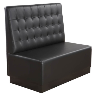 Horeca-Eetbank-Napoli-Kunstleer-zwart