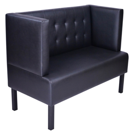 Horeca-Eetbank-Queen-Zwart