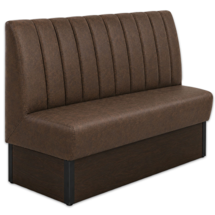 Horeca-Eetbank-SAFRAN-Bruin-Microvezel-150
