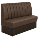 Horeca-Eetbank-SAFRAN-Bruin-Microvezel-160