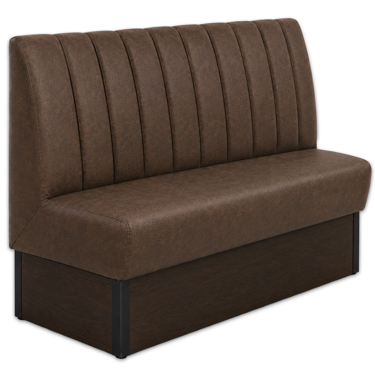 Horeca-Eetbank-SAFRAN-Bruin-Microvezel-160