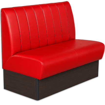 Horeca-Eetbank-SAFRAN-Rood-Kunstleer-120