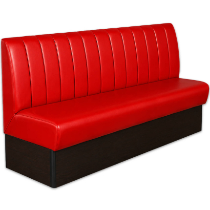 Horeca-Eetbank-SAFRAN-Rood-Kunstleer-200
