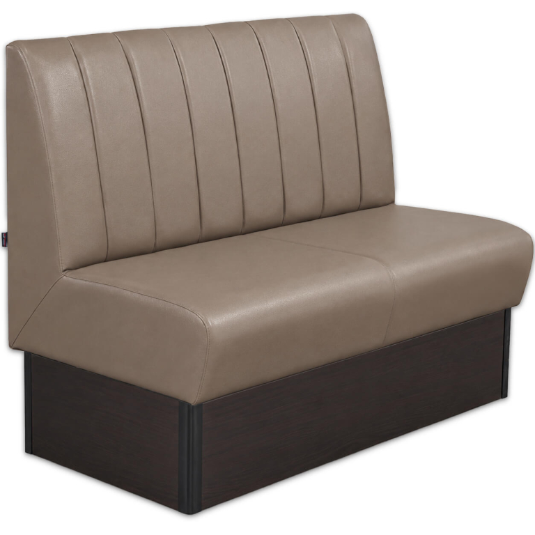 Horeca-Eetbank-SAFRAN-Taupe-Kunstleer-120