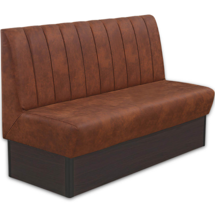 Horeca-Eetbank-Safran-150-cm-Vintage-Microvezel-Cognac