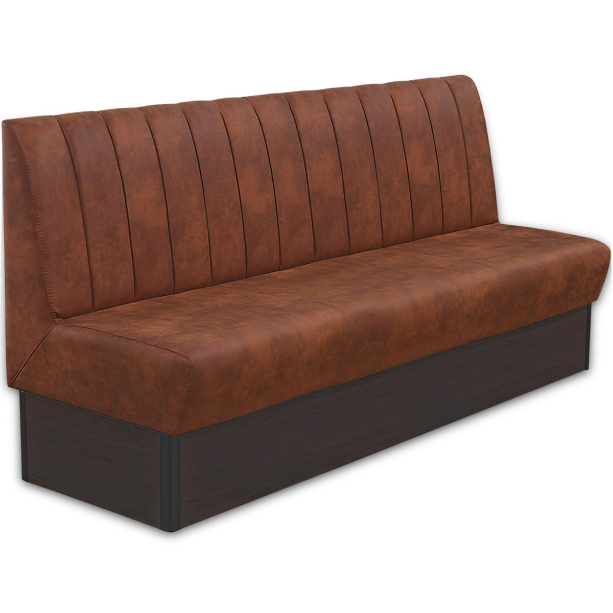 Horeca-Eetbank-Safran-200-cm-Vintage-Microvezel-Cognac