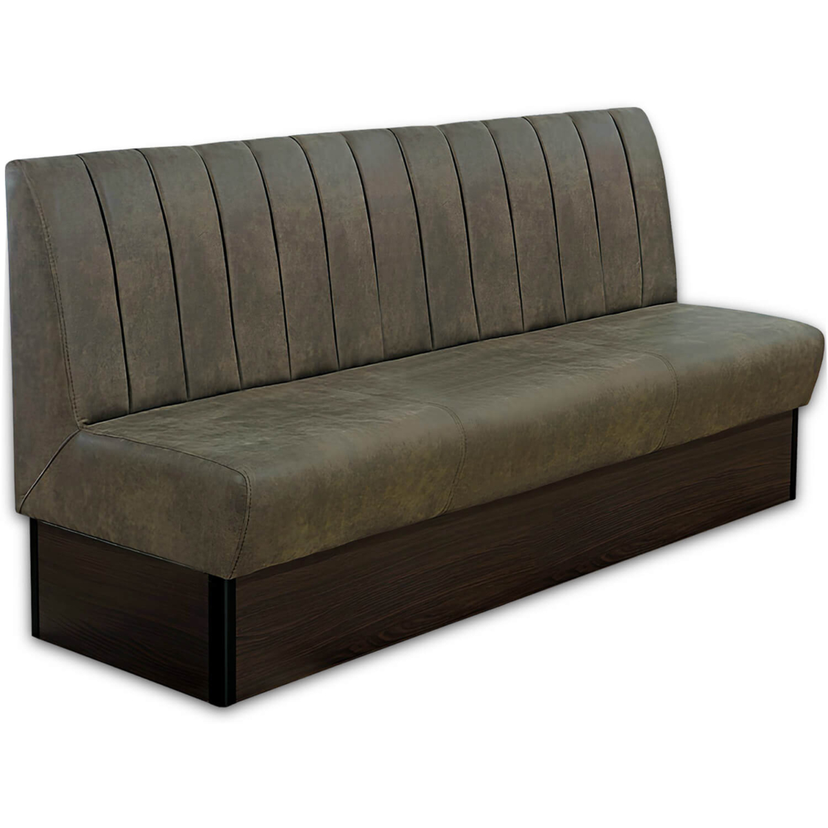 Horeca-Eetbank-Safran-200-cm-Vintage-Microvezel-Olijf