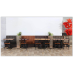 Horeca Eetbank - Safran - Vintage Microvezel - Afbeelding 9