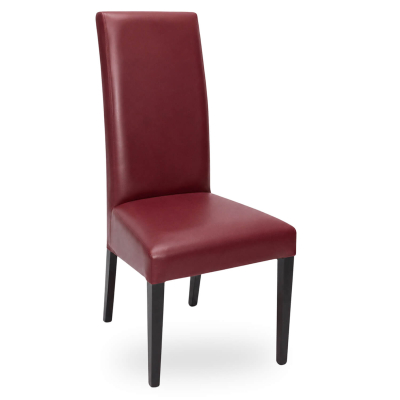 Horeca-Stoel-ROKO-Bordeaux-Kunstleer