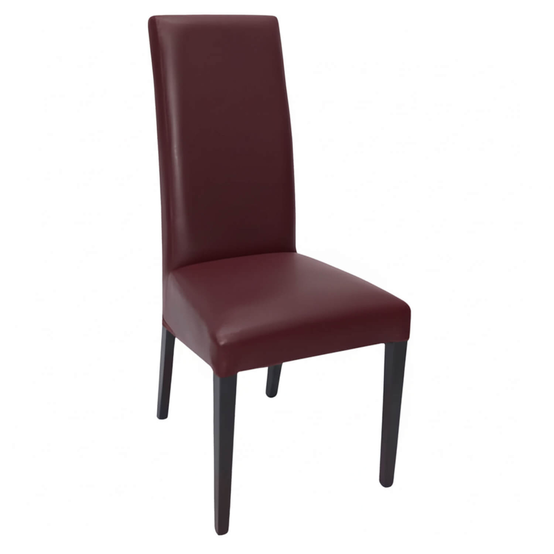 Horeca-Stoel-ROKO-Bordeaux-Kunstleer