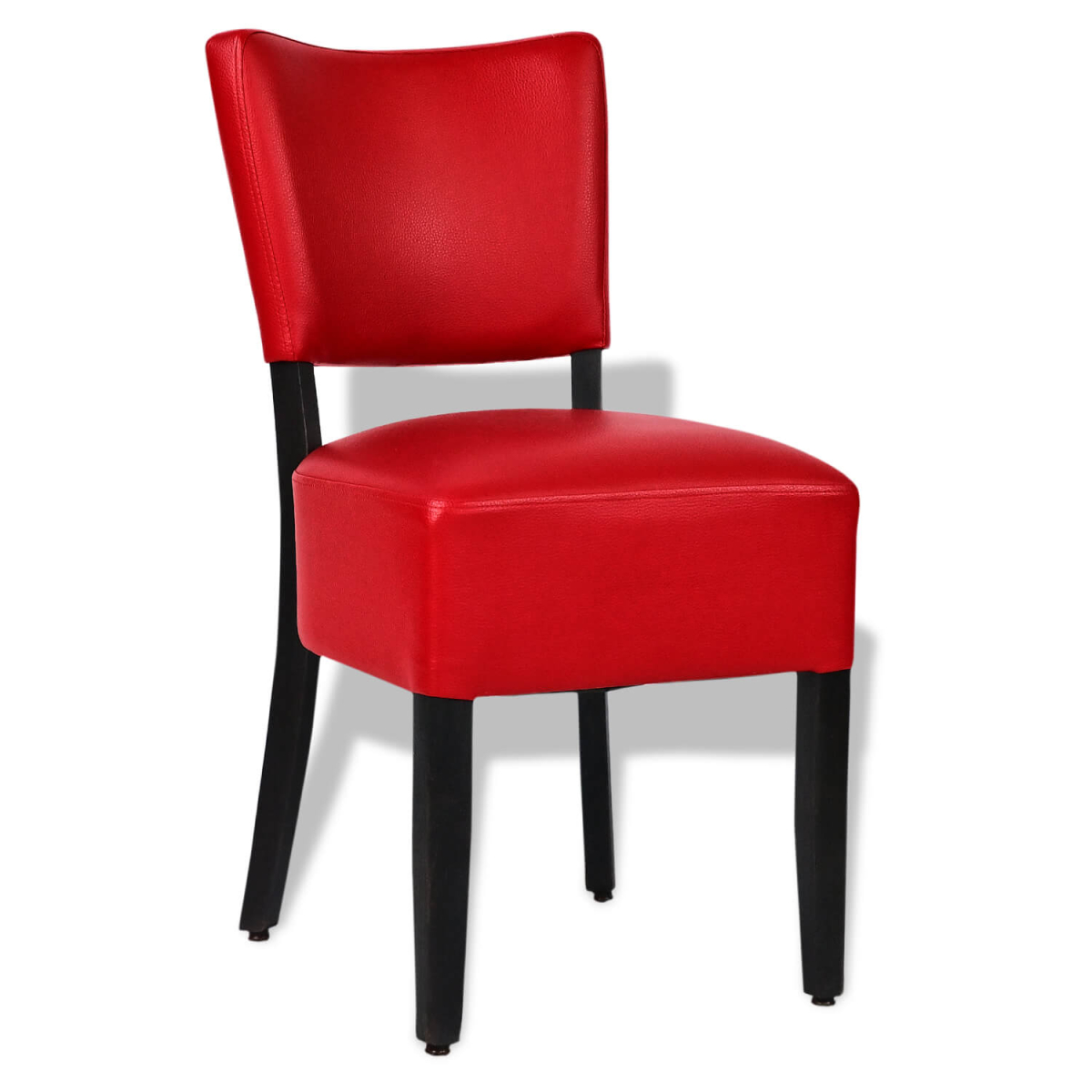 Horeca-Stoel-TARA-Donker-Rood-Kunstleer Horeca-Stoel-TARA-Donker-Rood-Kunstleer