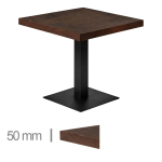 Horeca-Mangohout-Tafel-Met-Onderstel-70x70-cm-mocca