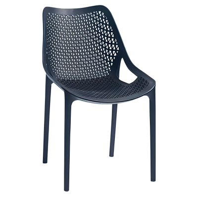 Terrasstoel-AERO-Armleuning-Stapelbaar-Zwart-Kunststof