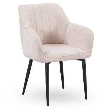 Horeca-Armstoel-ARTES-Creme-Stof