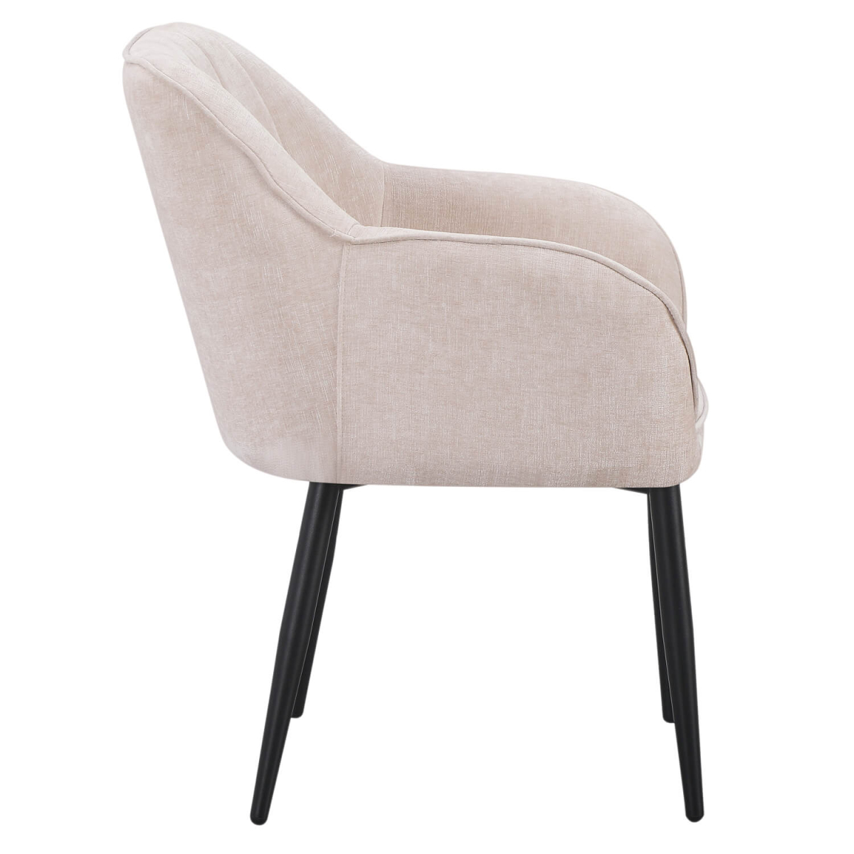 Chaise Avec Accoudoirs De Café, Restaurant Et Horeca - Artes - Tissu Vintage – Image 2