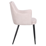 Chaise Avec Accoudoirs De Café, Restaurant Et Horeca - Victoria - Tissu Vintage – Image 2