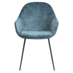 Chaise Avec Accoudoirs De Café, Restaurant Et Horeca - Camille - Velours – Image 5