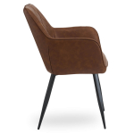 Horeca-Armstoel-LUXOR-Mocca-Kunstleer-PU-Z