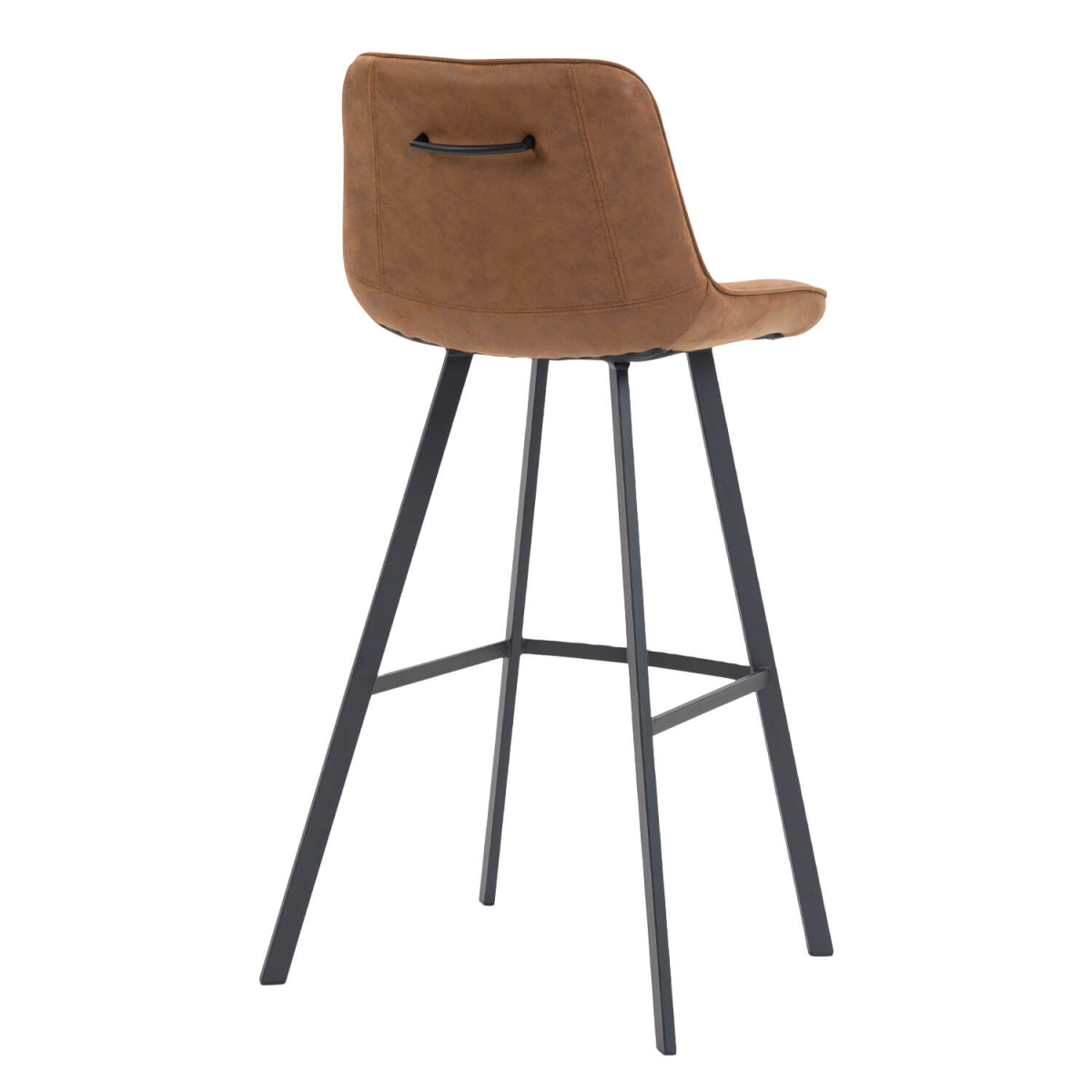 Horeca Metal Bar Chair - Carmen - Vintage Microfiber - Image 4