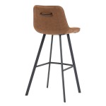 Horeca Metal Bar Chair - Carmen - Vintage Microfiber - Image 4