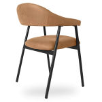 Horeca-Armstoel-AMAZE-Cognac-Vintage-Microvezel-ZA