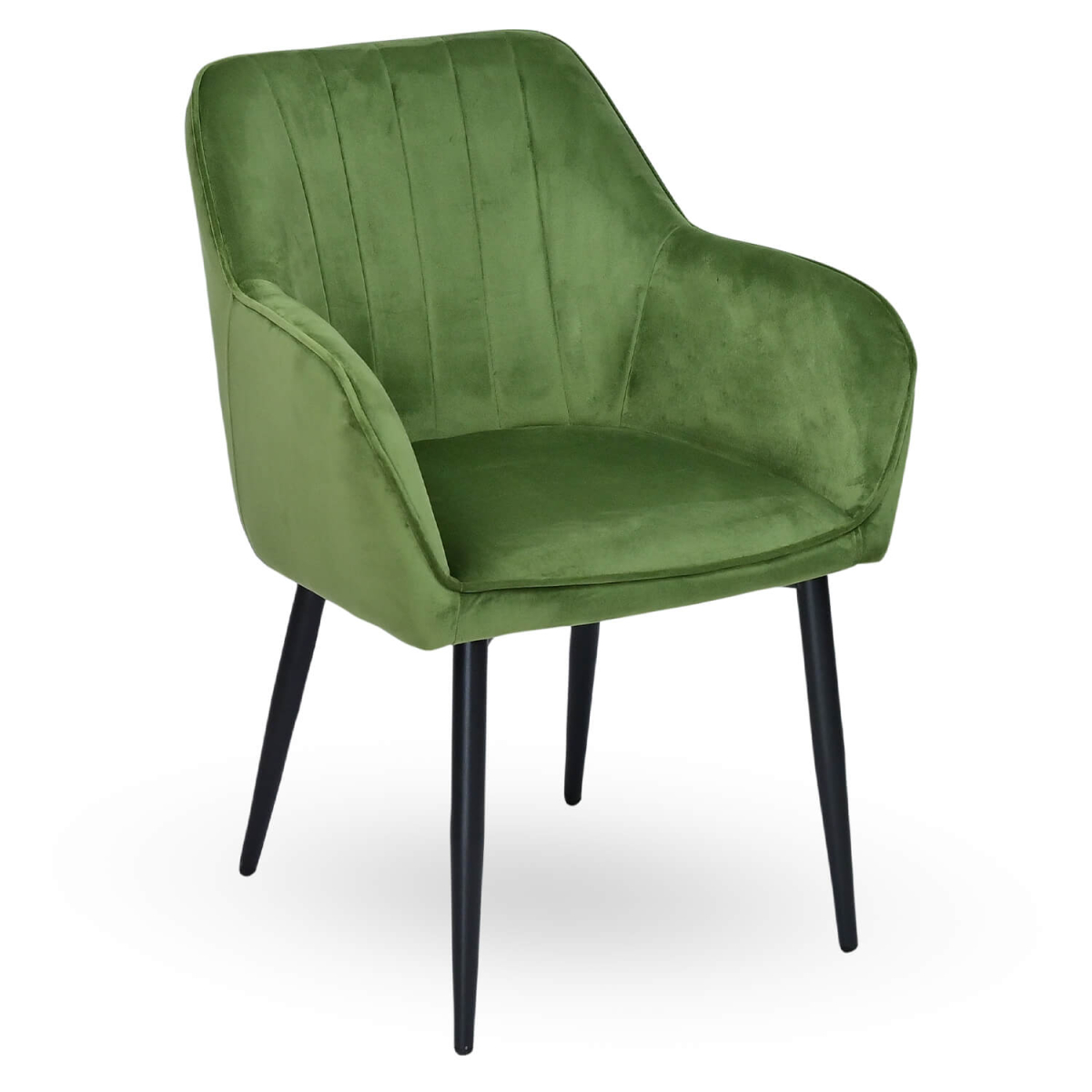 Horeca-Armstoel-ARTES-Olijf-Velvet-Fluweel Horeca-Armstoel-ARTES-Olijf-Velvet-Fluweel