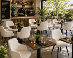 Horeca-Armstoel-AVRIL-wit-Stof