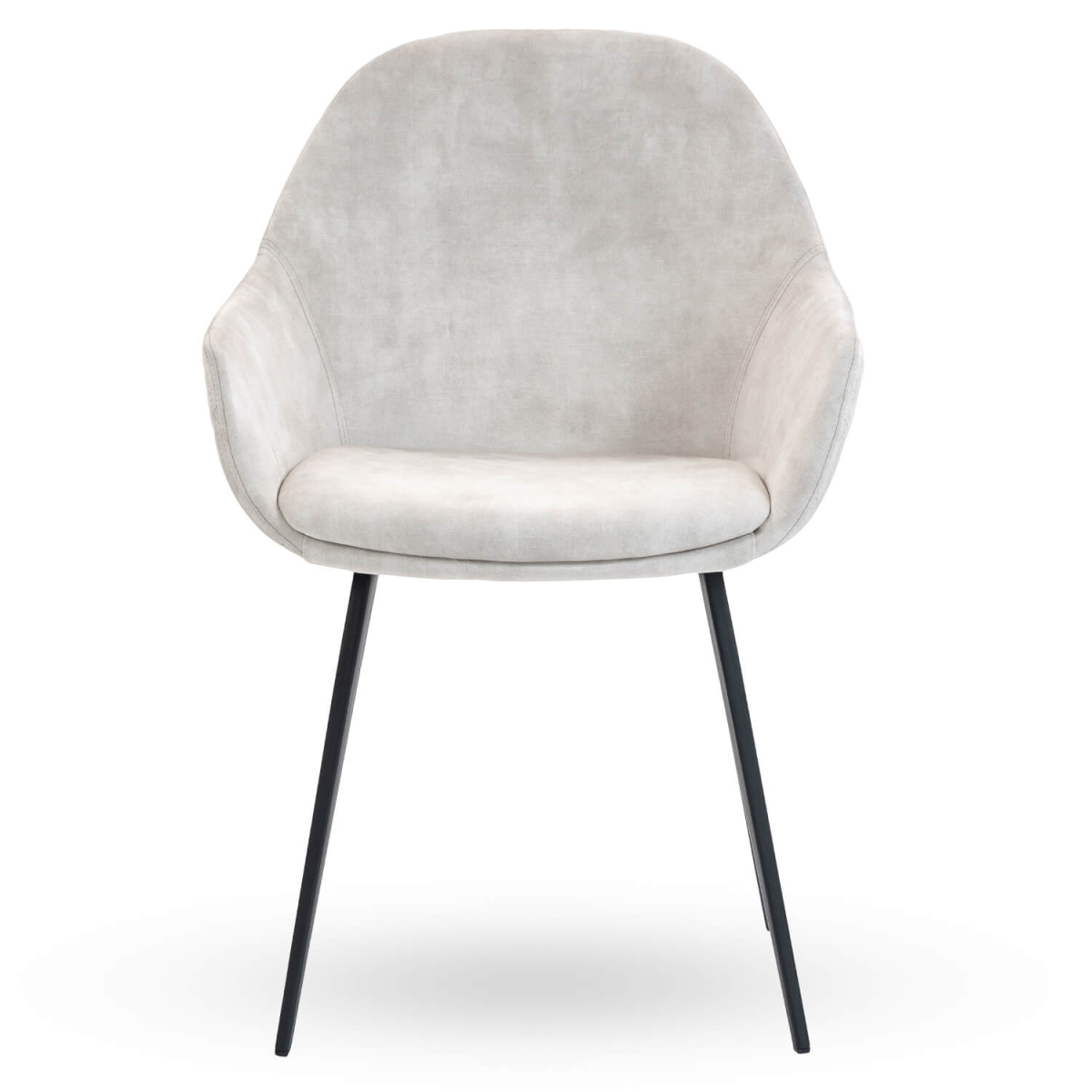 Horeca-Armstoel-CAMILLE-Creme-Velvet-Fluweel-V