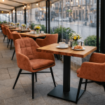 Horeca-Armstoel-JESSICA-roest-Stof
